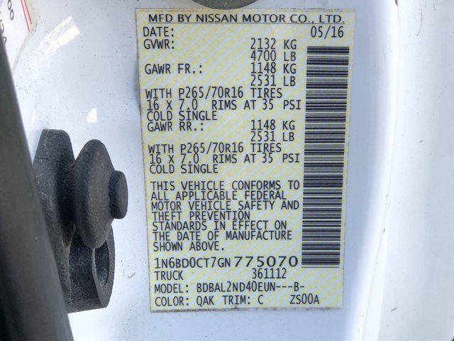 used 2016 Nissan Frontier car, priced at $10,977