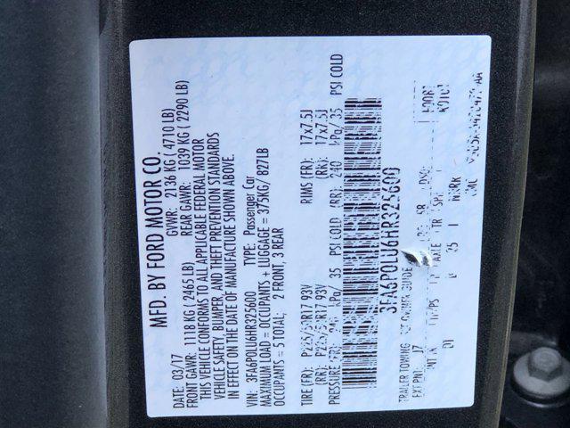 used 2017 Ford Fusion Hybrid car, priced at $6,977