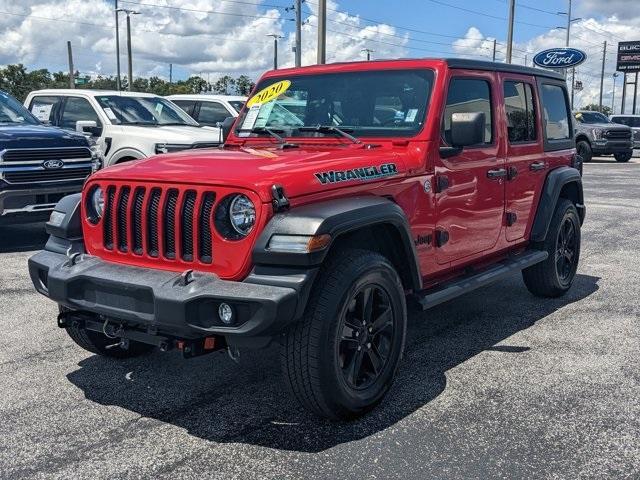 used 2020 Jeep Wrangler Unlimited car, priced at $27,997