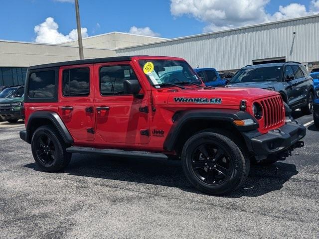 used 2020 Jeep Wrangler Unlimited car, priced at $27,997