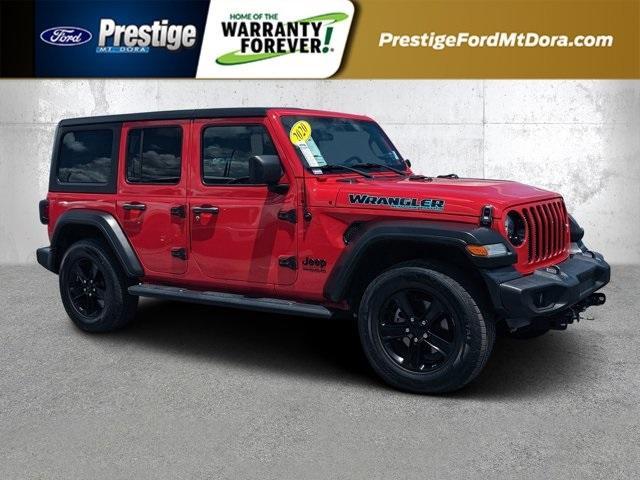 used 2020 Jeep Wrangler Unlimited car, priced at $27,997