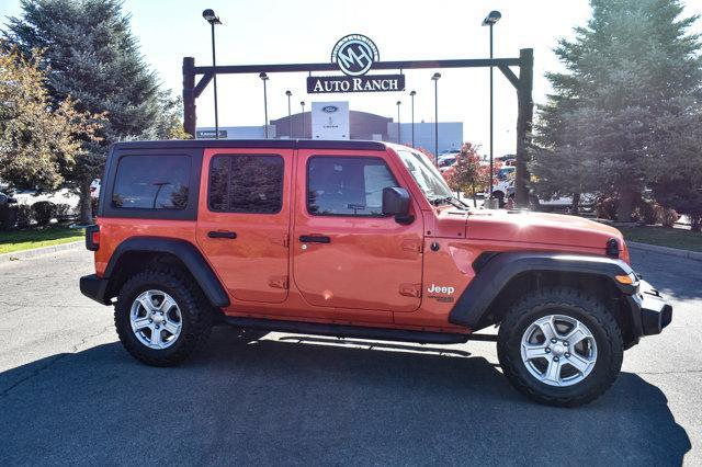 used 2018 Jeep Wrangler Unlimited car, priced at $28,000