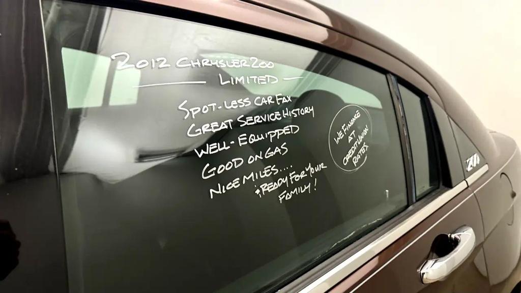 used 2012 Chrysler 200 car, priced at $7,395