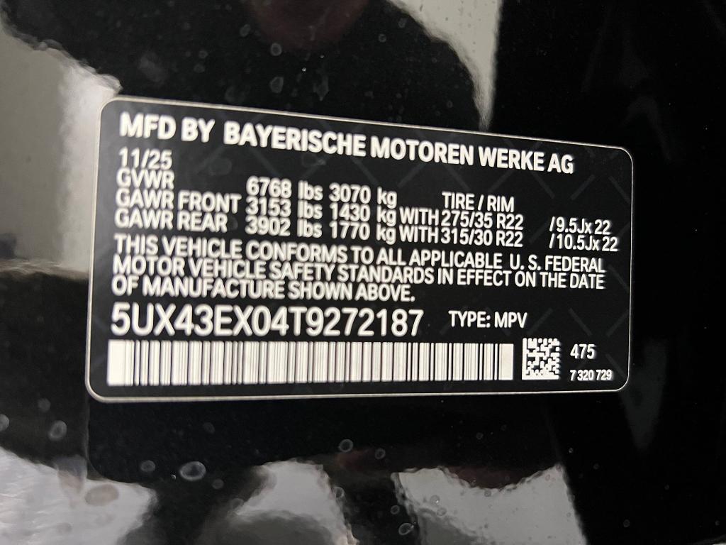 new 2026 BMW X6 car, priced at $113,625