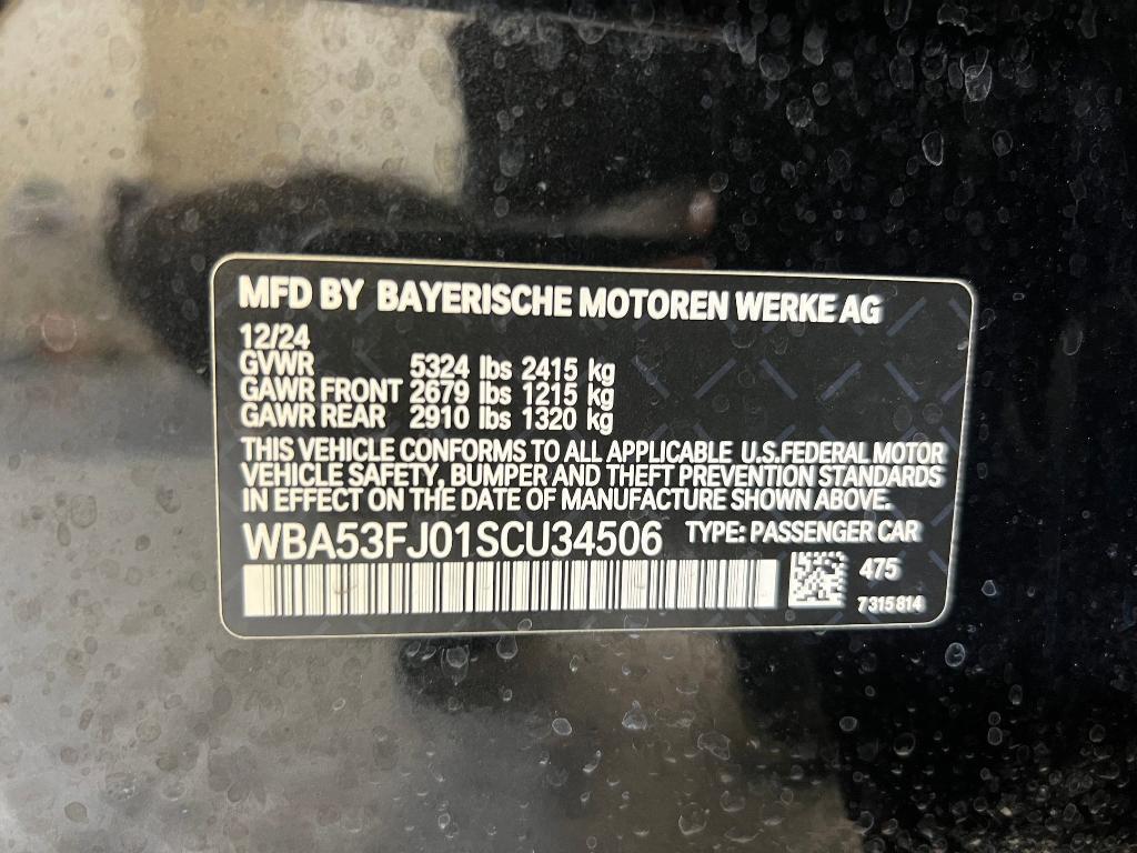 used 2025 BMW 530 car, priced at $47,999