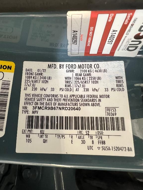 used 2022 Ford Bronco Sport car, priced at $20,999