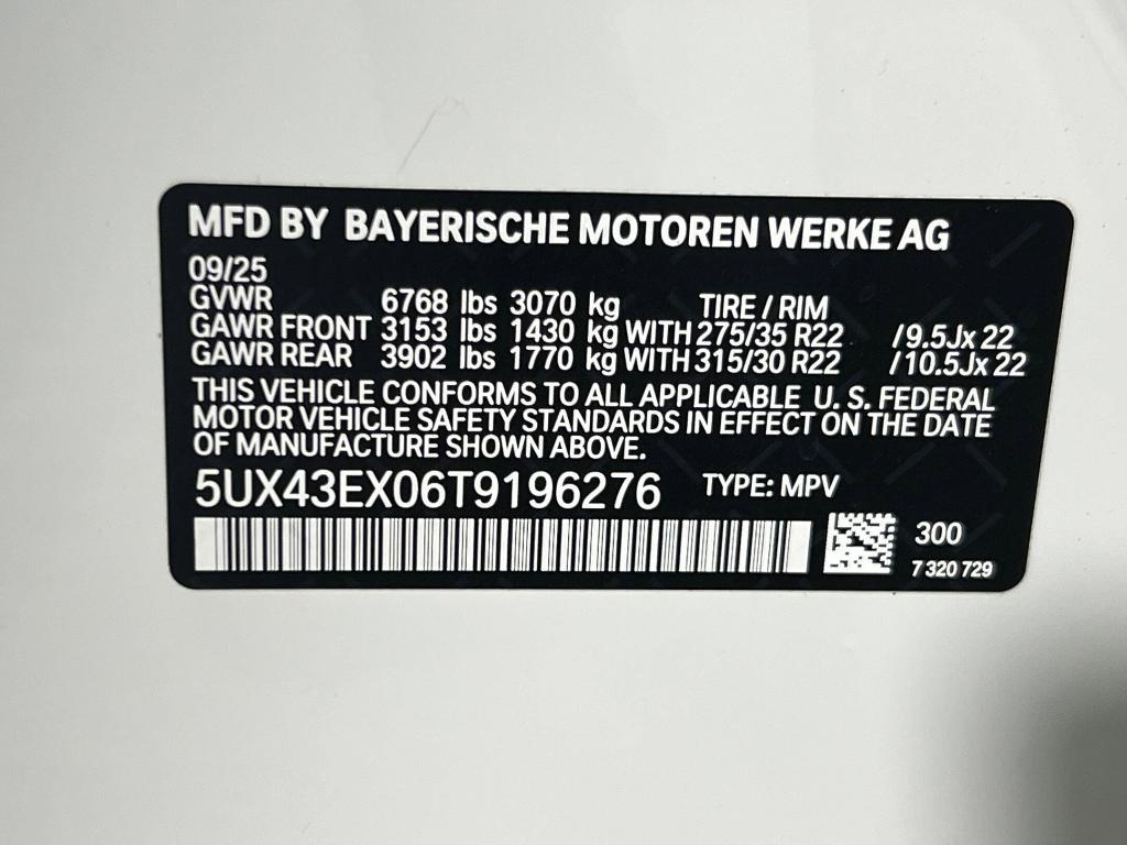 new 2026 BMW X6 car, priced at $102,025