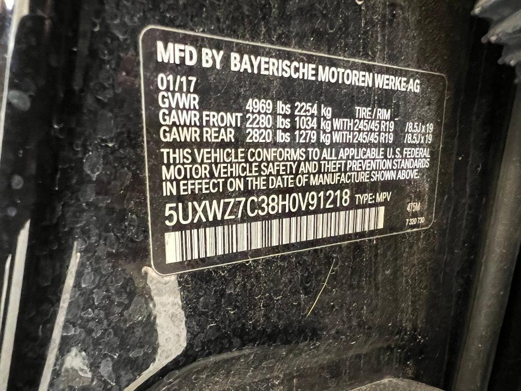 used 2017 BMW X3 car, priced at $11,999