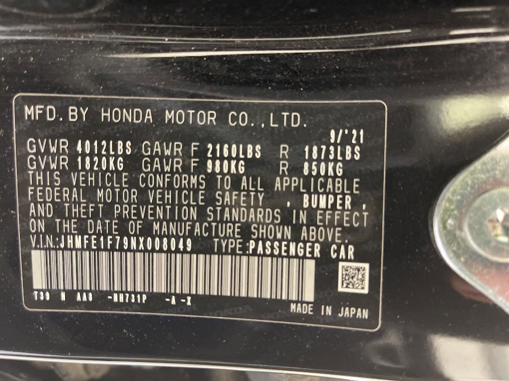 used 2022 Honda Civic car, priced at $18,998