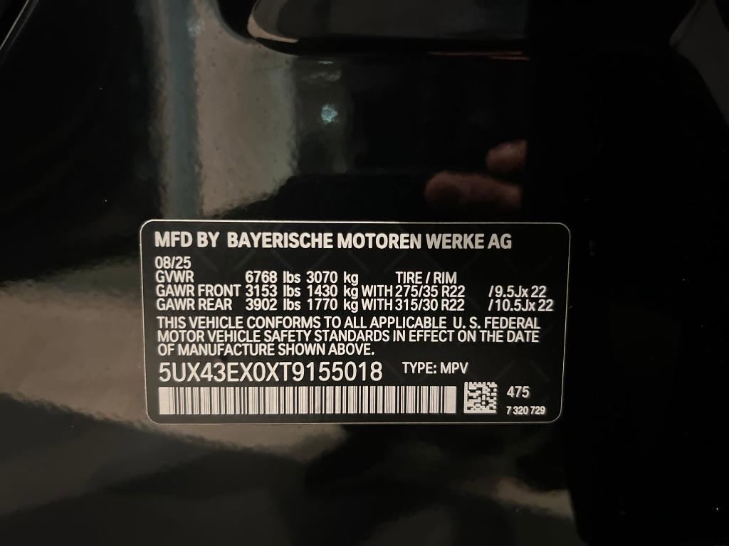 new 2026 BMW X6 car, priced at $103,025