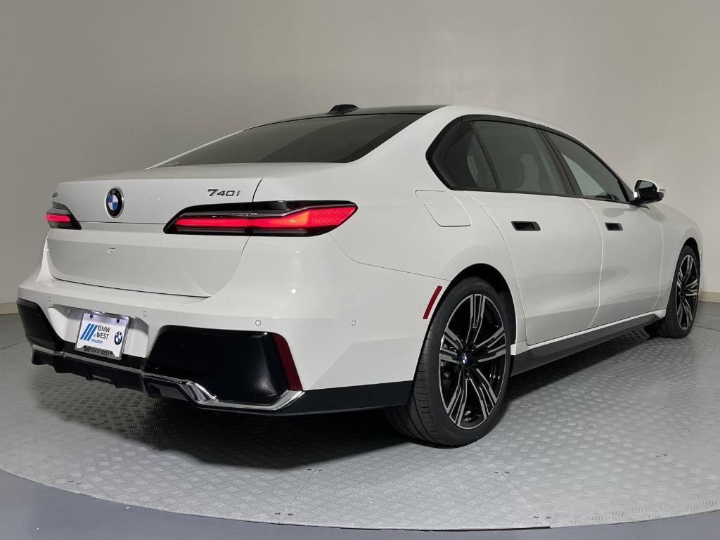 new 2025 BMW 740 car, priced at $104,700