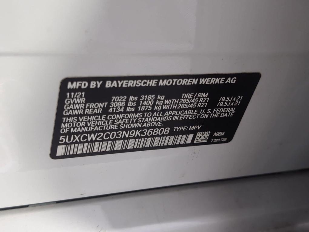 used 2022 BMW X7 car, priced at $50,999