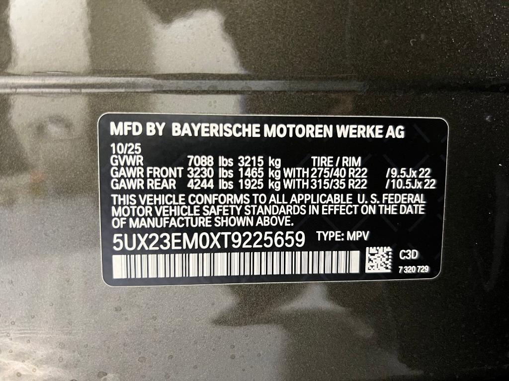 new 2026 BMW X7 car, priced at $99,135