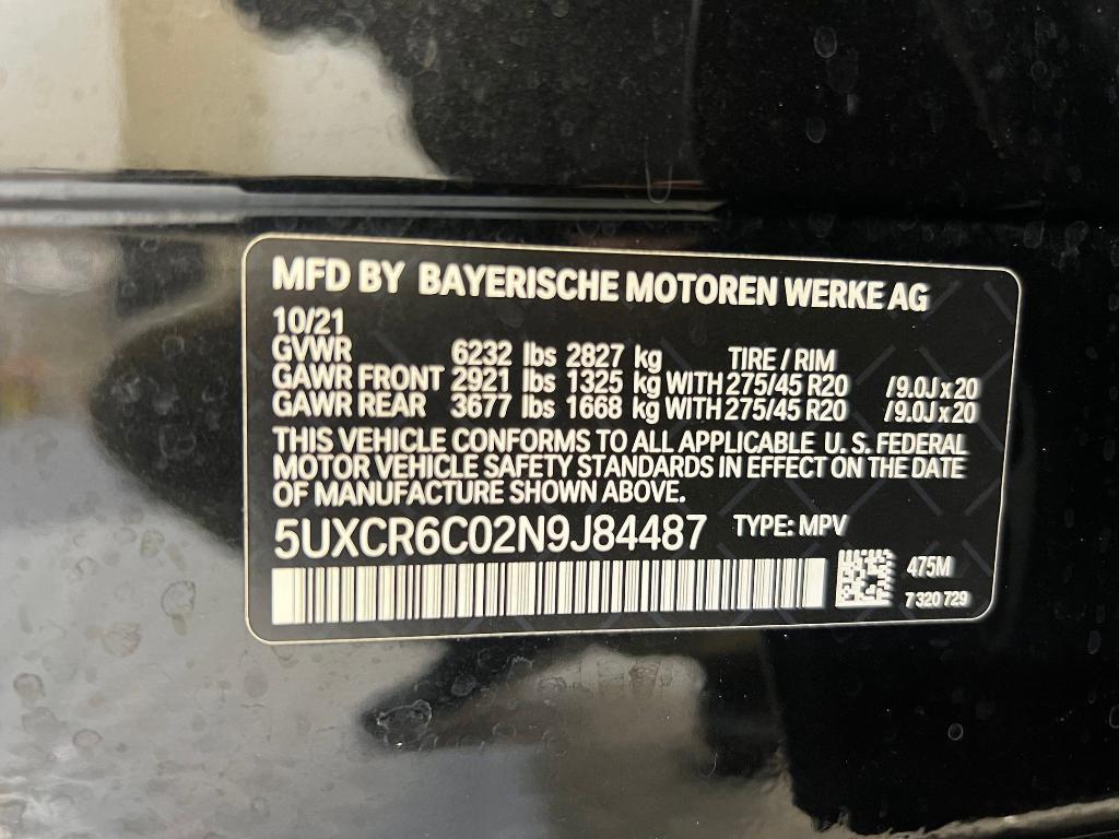 used 2022 BMW X5 car, priced at $44,999