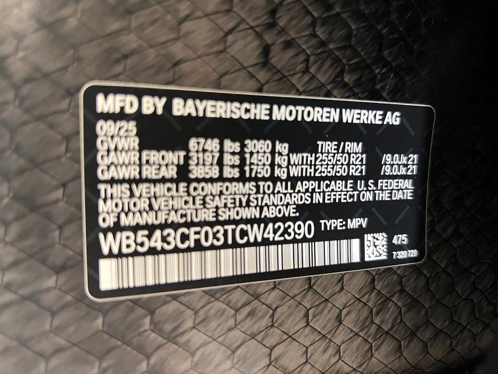 new 2026 BMW iX car, priced at $86,675