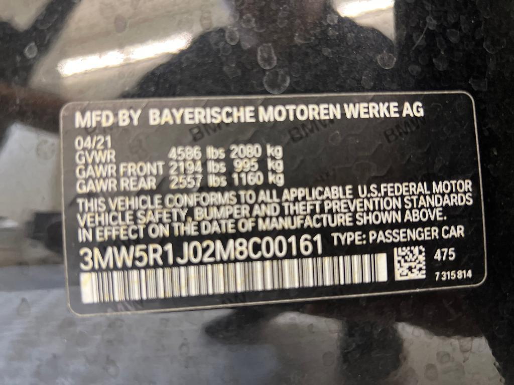 used 2021 BMW 330 car, priced at $26,999