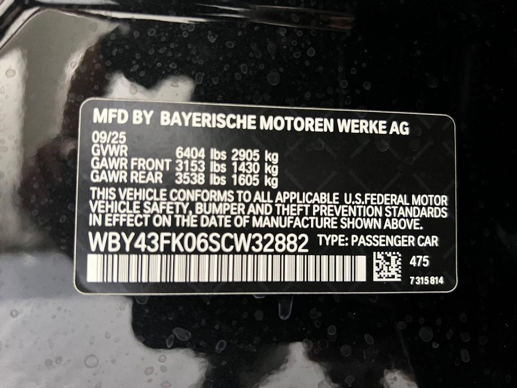 new 2025 BMW i5 car, priced at $95,695