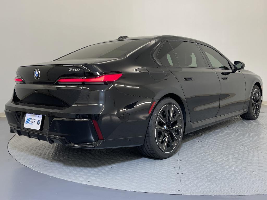 new 2025 BMW 740 car, priced at $112,385
