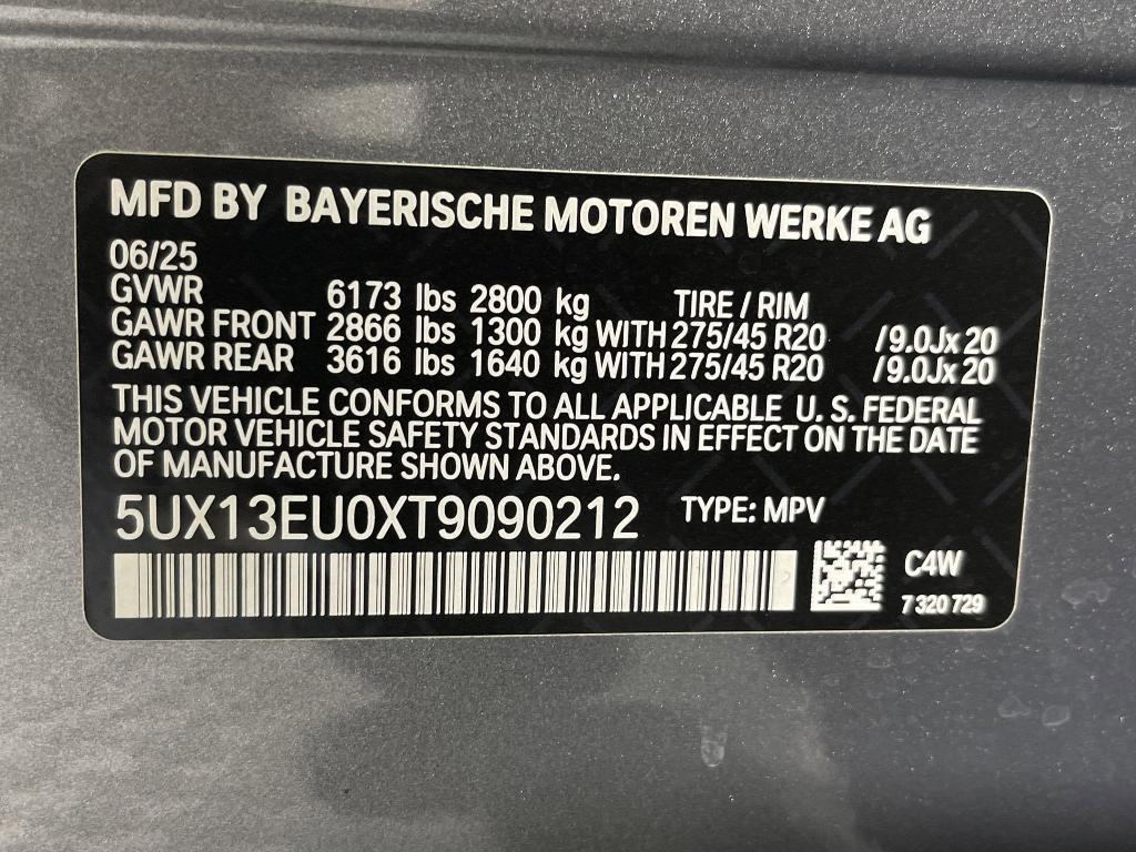 new 2026 BMW X5 car, priced at $77,815