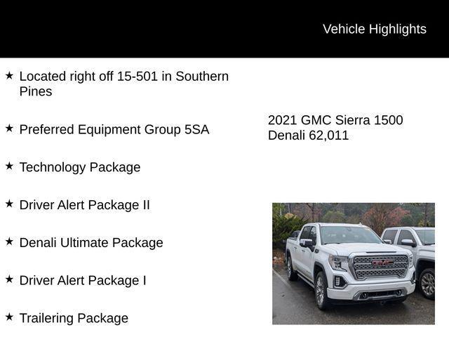 used 2021 GMC Sierra 1500 car, priced at $45,340