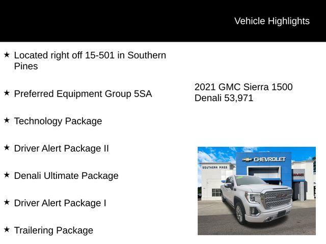 used 2021 GMC Sierra 1500 car, priced at $42,379