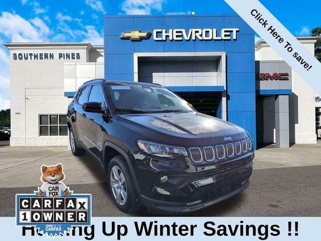 used 2022 Jeep Compass car, priced at $23,345