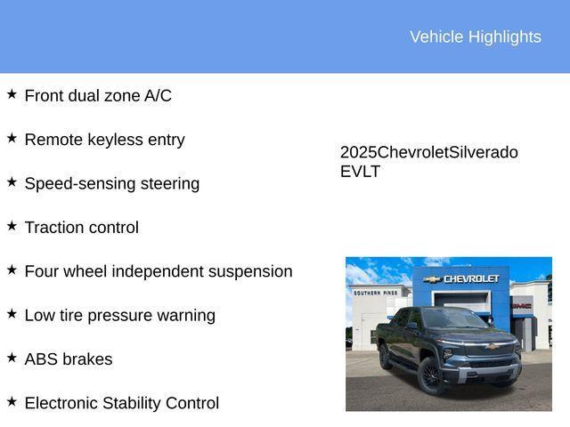 new 2025 Chevrolet Silverado EV car, priced at $63,945