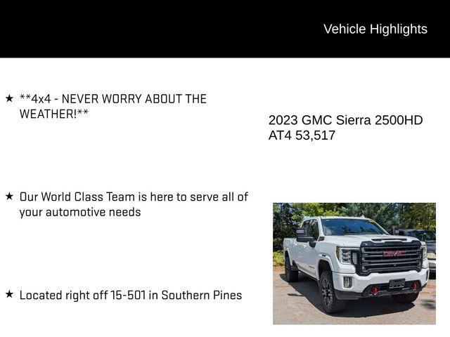 used 2023 GMC Sierra 2500 car, priced at $63,052