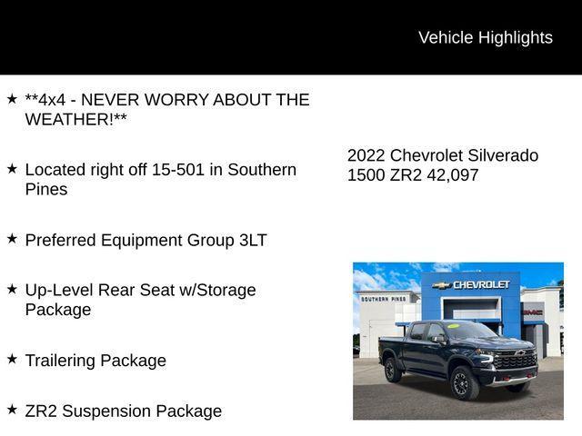 used 2022 Chevrolet Silverado 1500 car, priced at $52,839