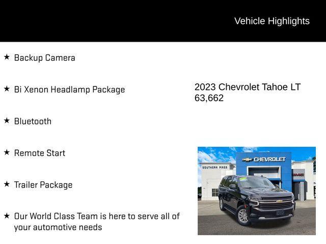 used 2023 Chevrolet Tahoe car, priced at $45,759