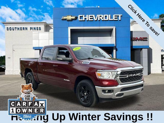 used 2022 Ram 1500 car, priced at $25,957