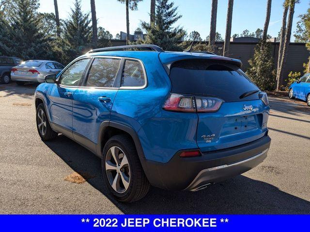 used 2022 Jeep Cherokee car, priced at $23,750