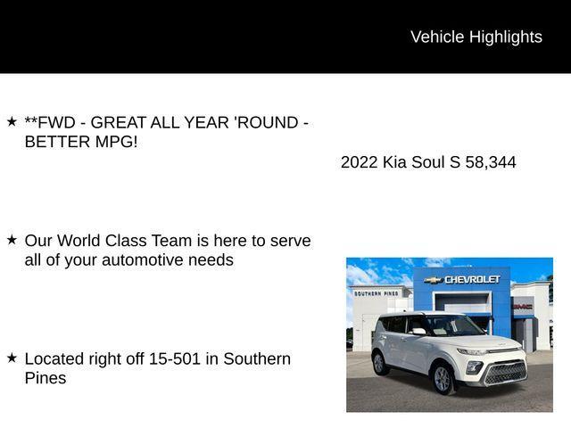 used 2022 Kia Soul car, priced at $16,488