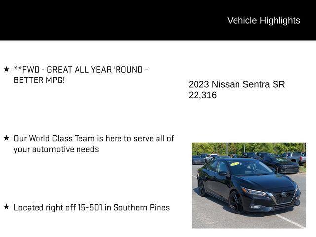 used 2023 Nissan Sentra car, priced at $20,374