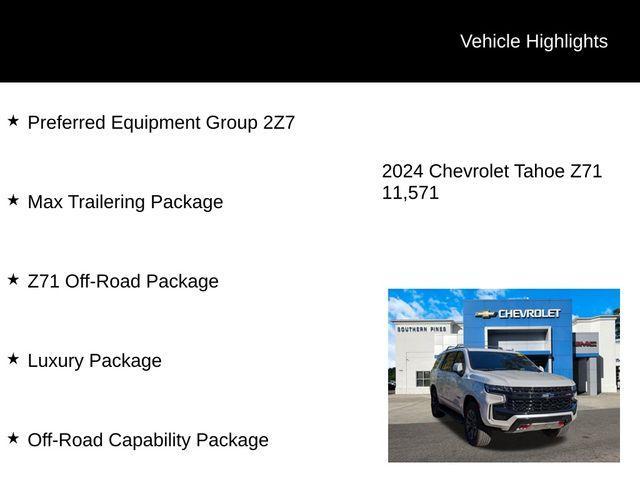 used 2024 Chevrolet Tahoe car, priced at $65,967