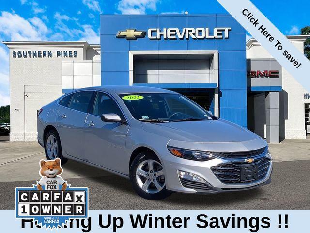 used 2022 Chevrolet Malibu car, priced at $17,931