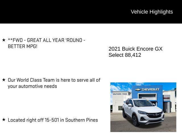used 2021 Buick Encore GX car, priced at $15,876