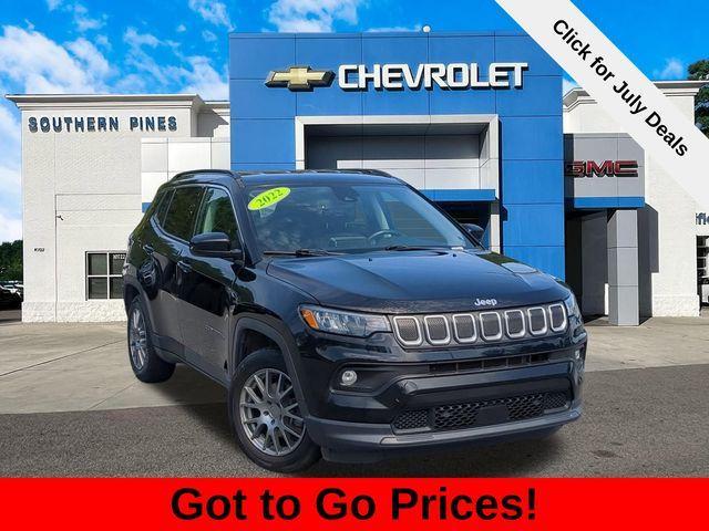 used 2022 Jeep Compass car, priced at $18,061