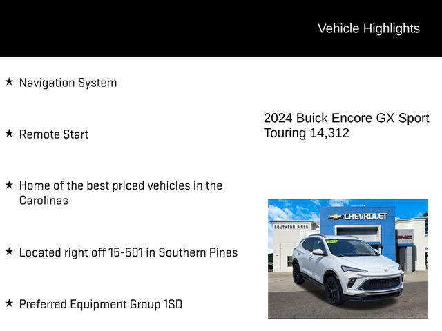 used 2024 Buick Encore GX car, priced at $22,177