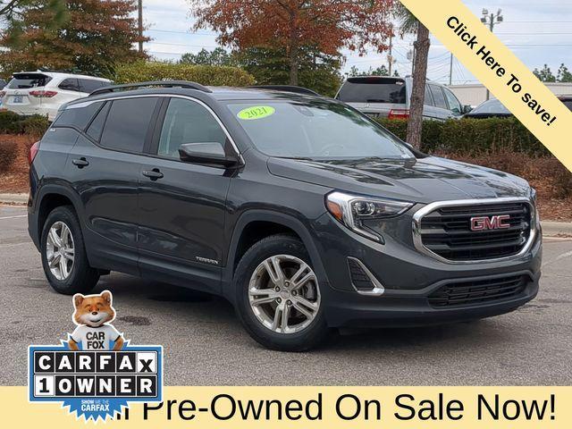 used 2021 GMC Terrain car, priced at $20,662