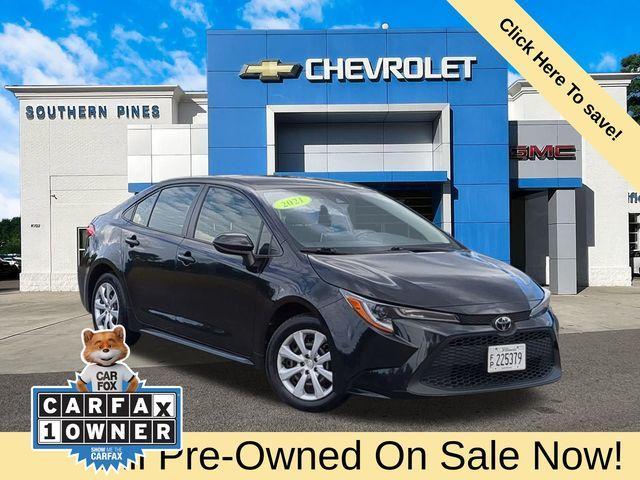 used 2021 Toyota Corolla car, priced at $17,605