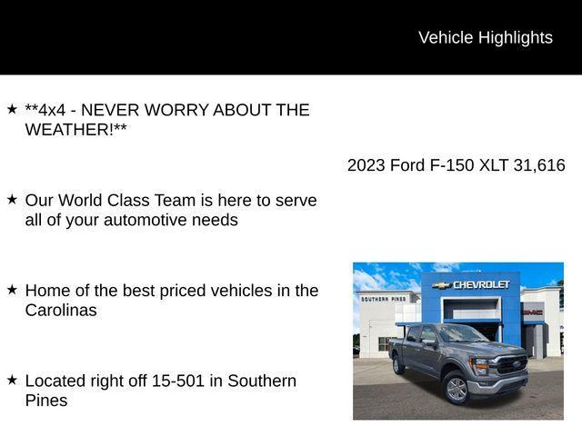 used 2023 Ford F-150 car, priced at $36,128