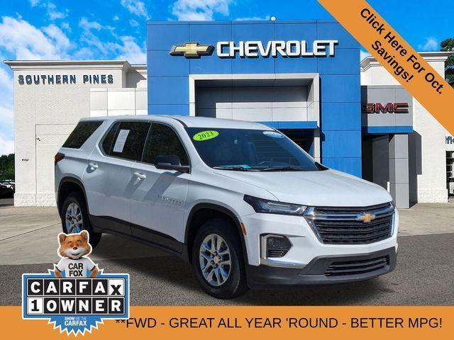 used 2023 Chevrolet Traverse car, priced at $26,761