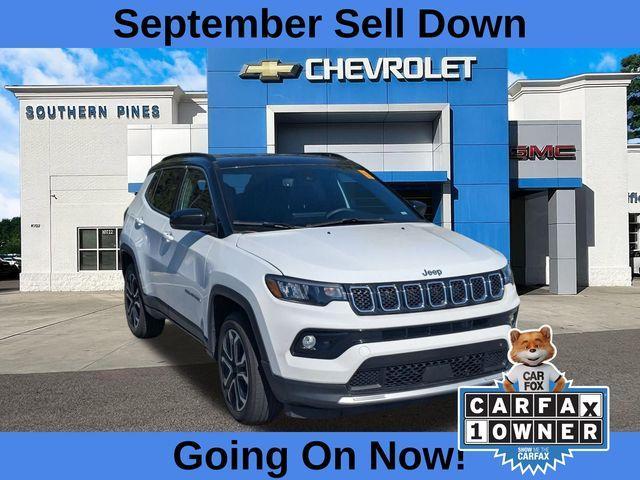used 2023 Jeep Compass car, priced at $22,120
