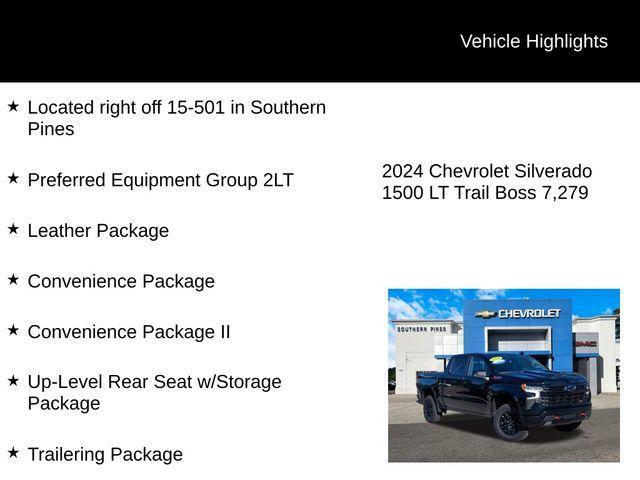 used 2024 Chevrolet Silverado 1500 car, priced at $56,590