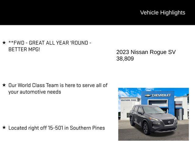 used 2023 Nissan Rogue car, priced at $21,085