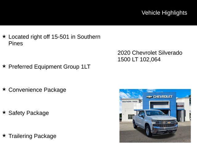 used 2020 Chevrolet Silverado 1500 car, priced at $25,878