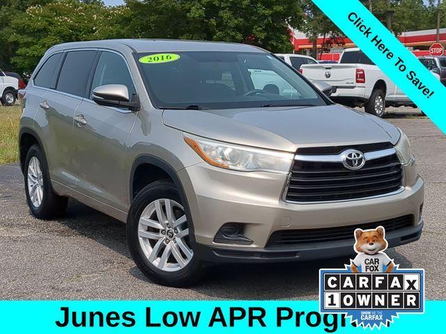 used 2016 Toyota Highlander car, priced at $16,265