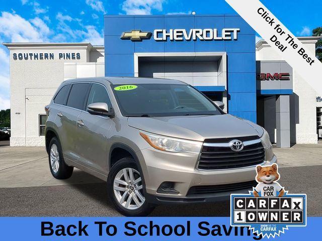 used 2016 Toyota Highlander car, priced at $14,502