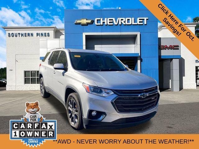 used 2020 Chevrolet Traverse car, priced at $28,361